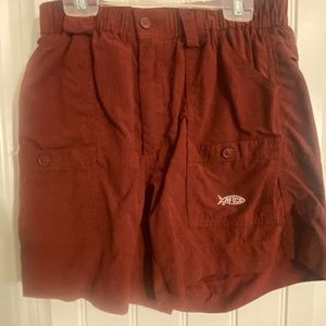 Men’s Aftco shorts. Burgundy EUC